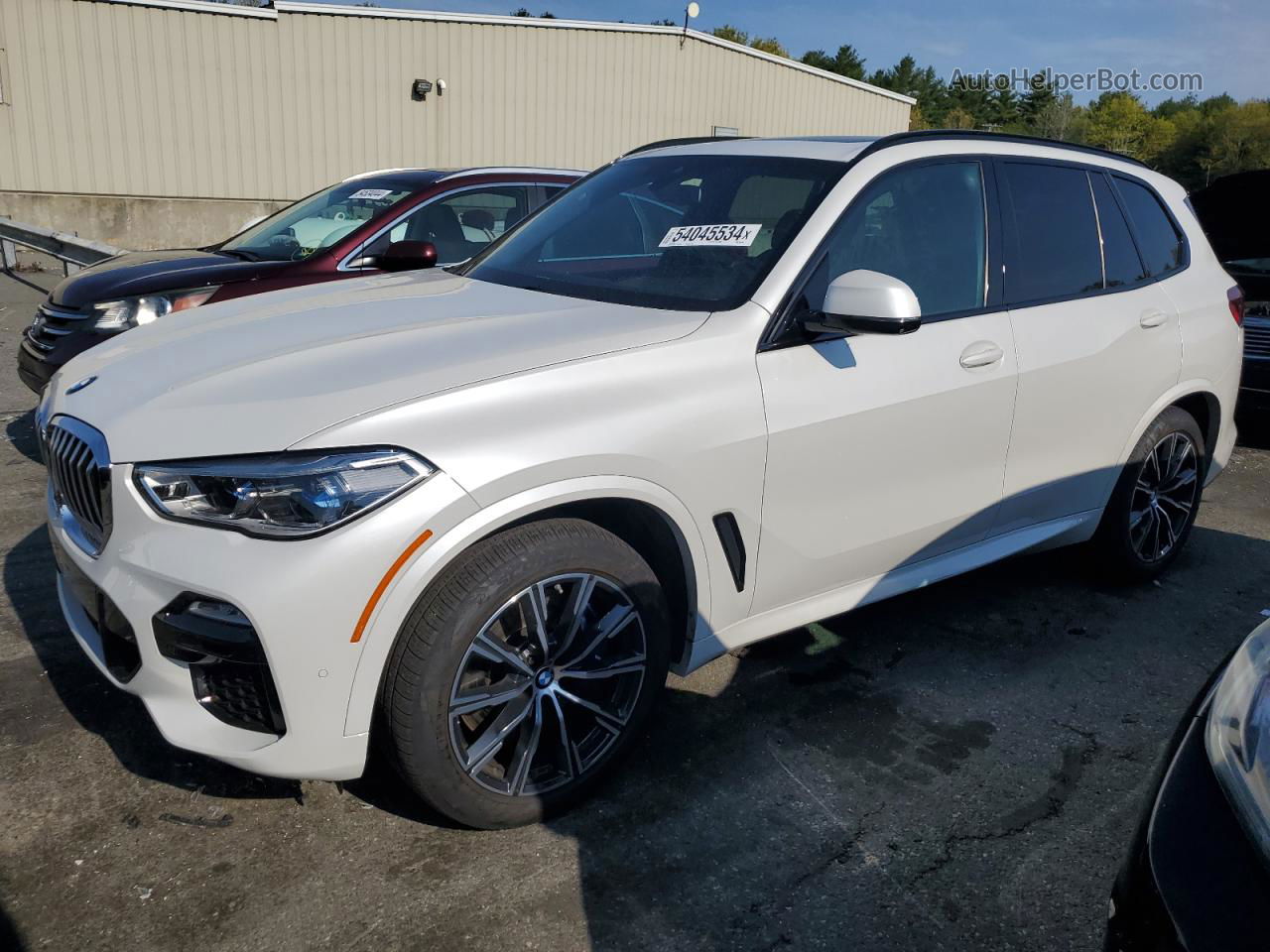 2019 Bmw X5 Xdrive40i White vin: 5UXCR6C52KLK86690