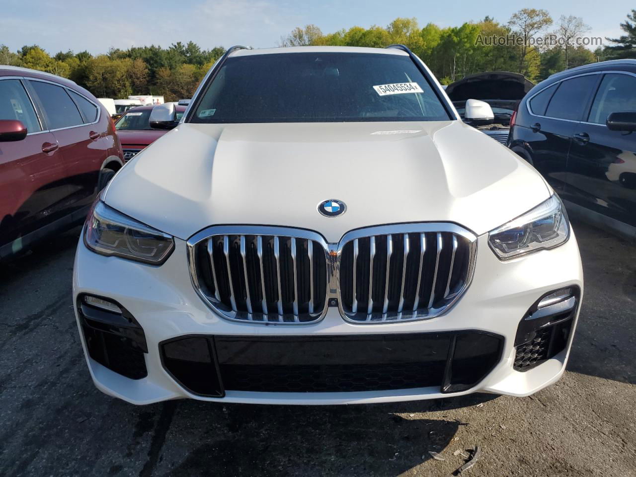 2019 Bmw X5 Xdrive40i White vin: 5UXCR6C52KLK86690