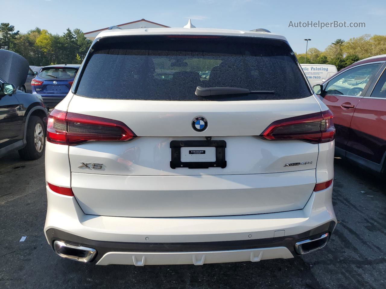 2019 Bmw X5 Xdrive40i White vin: 5UXCR6C52KLK86690