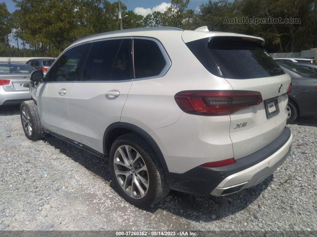 2019 Bmw X5 Xdrive40i White vin: 5UXCR6C52KLL03469