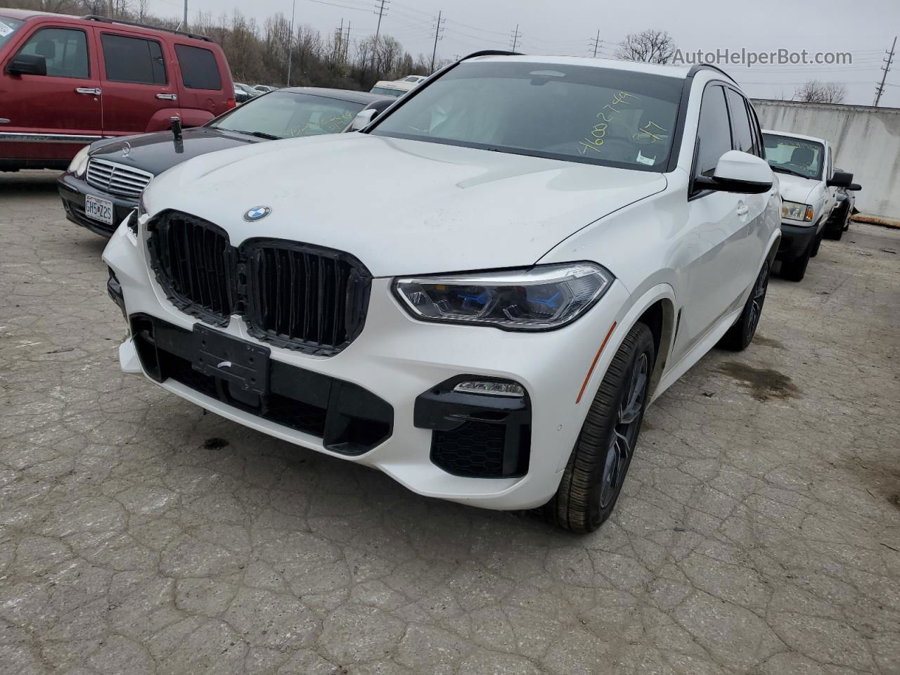 2019 Bmw X5 Xdrive40i White vin: 5UXCR6C52KLL04864