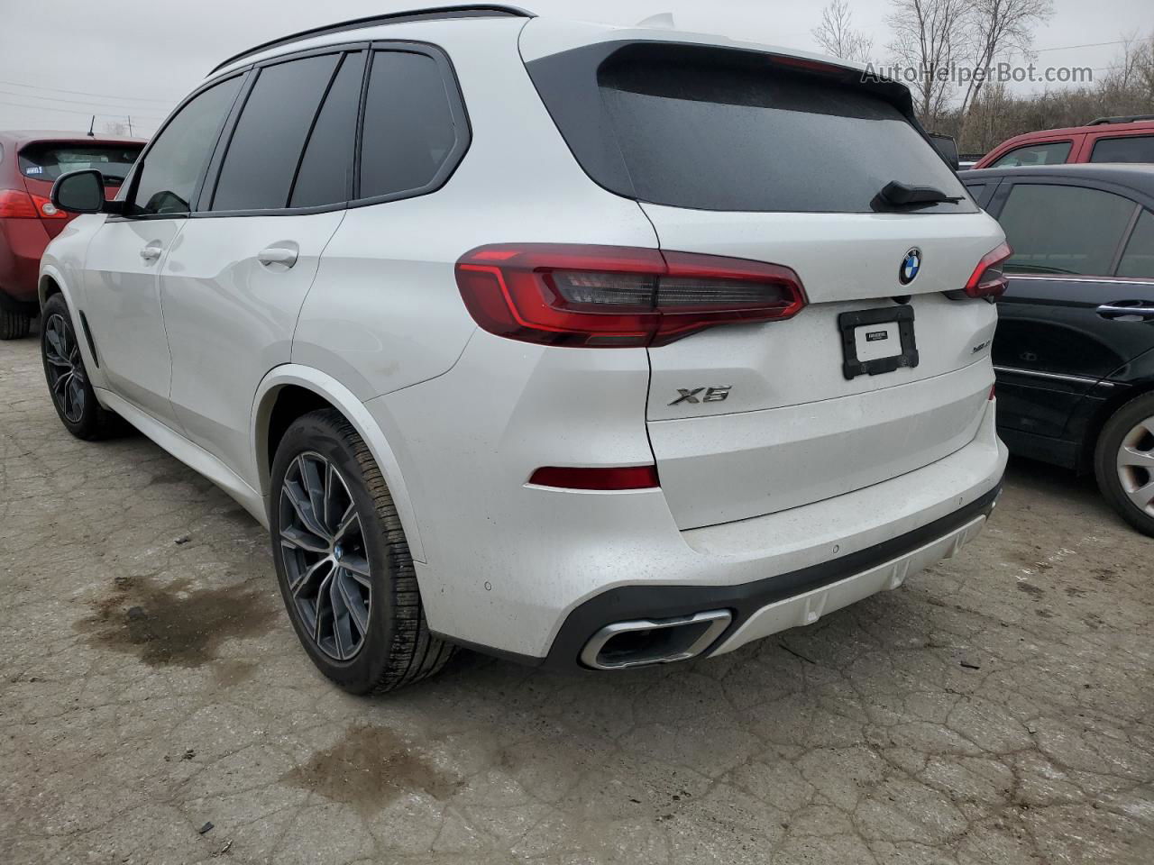 2019 Bmw X5 Xdrive40i White vin: 5UXCR6C52KLL04864