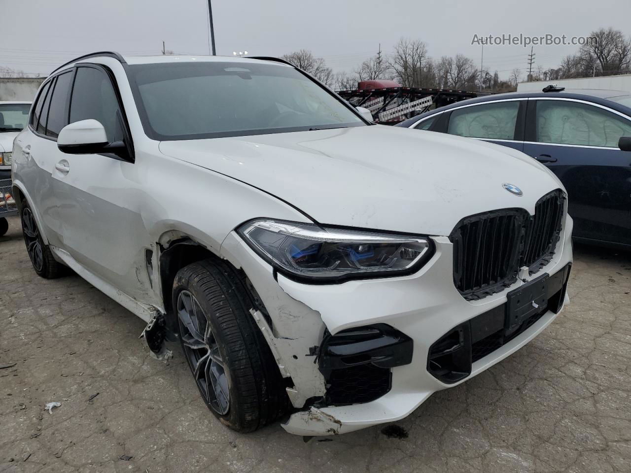 2019 Bmw X5 Xdrive40i White vin: 5UXCR6C52KLL04864