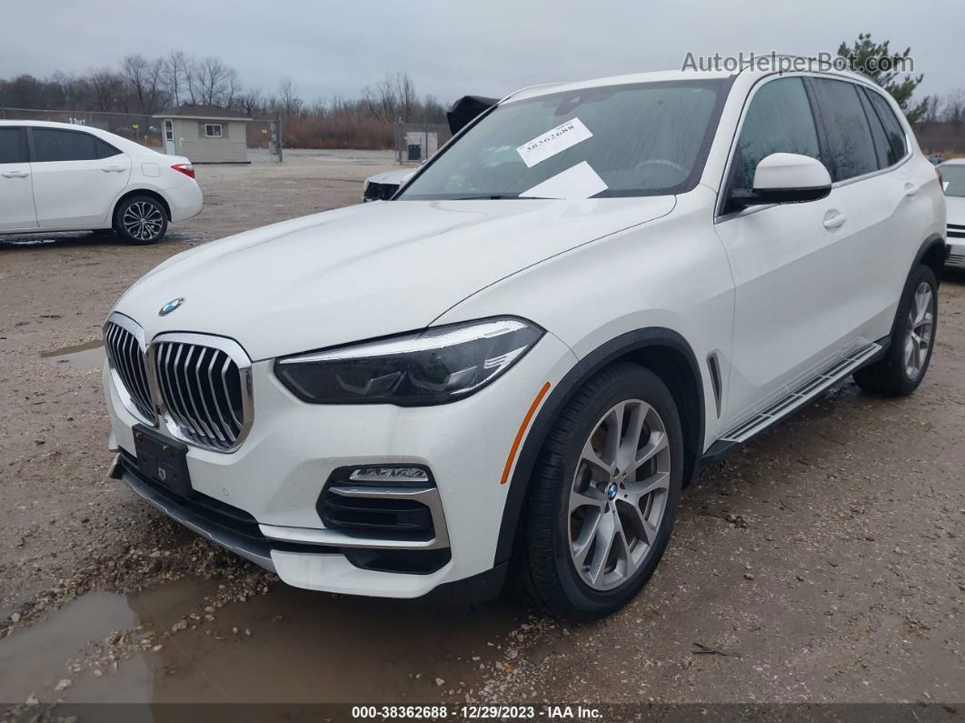 2019 Bmw X5 Xdrive40i White vin: 5UXCR6C52KLL14925