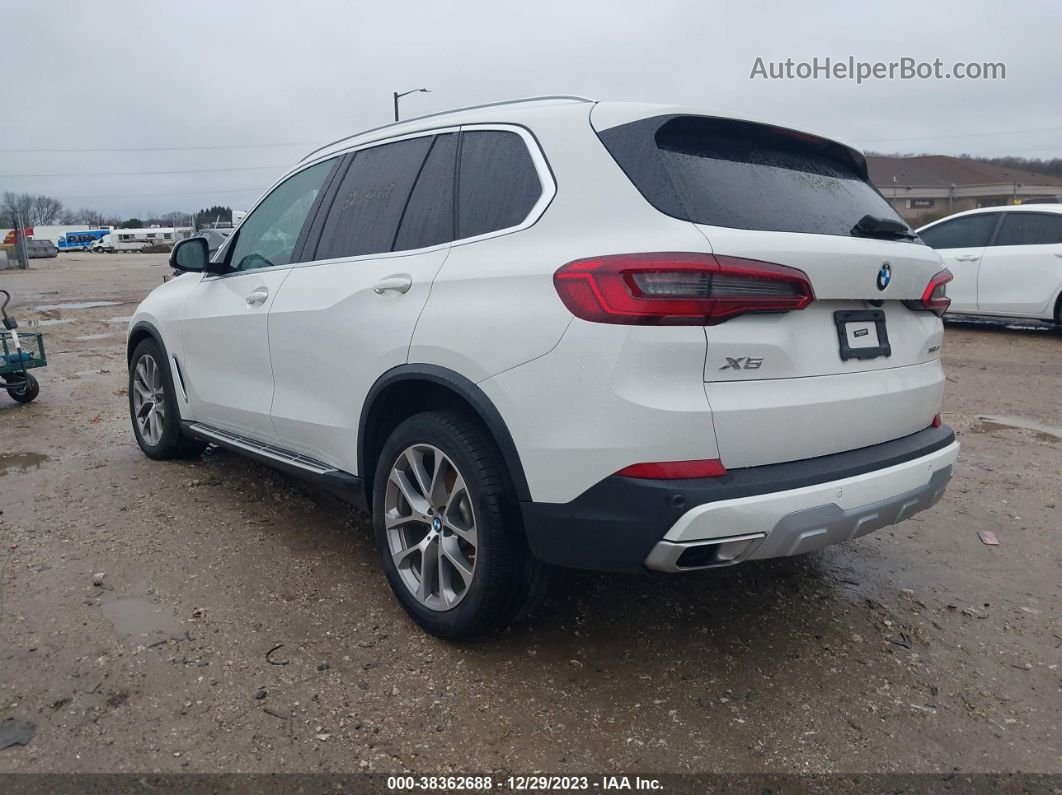 2019 Bmw X5 Xdrive40i White vin: 5UXCR6C52KLL14925