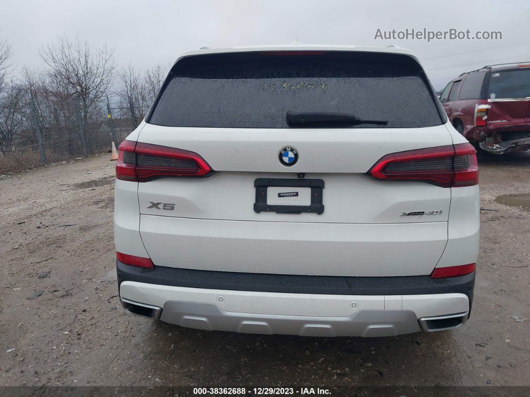 2019 Bmw X5 Xdrive40i White vin: 5UXCR6C52KLL14925