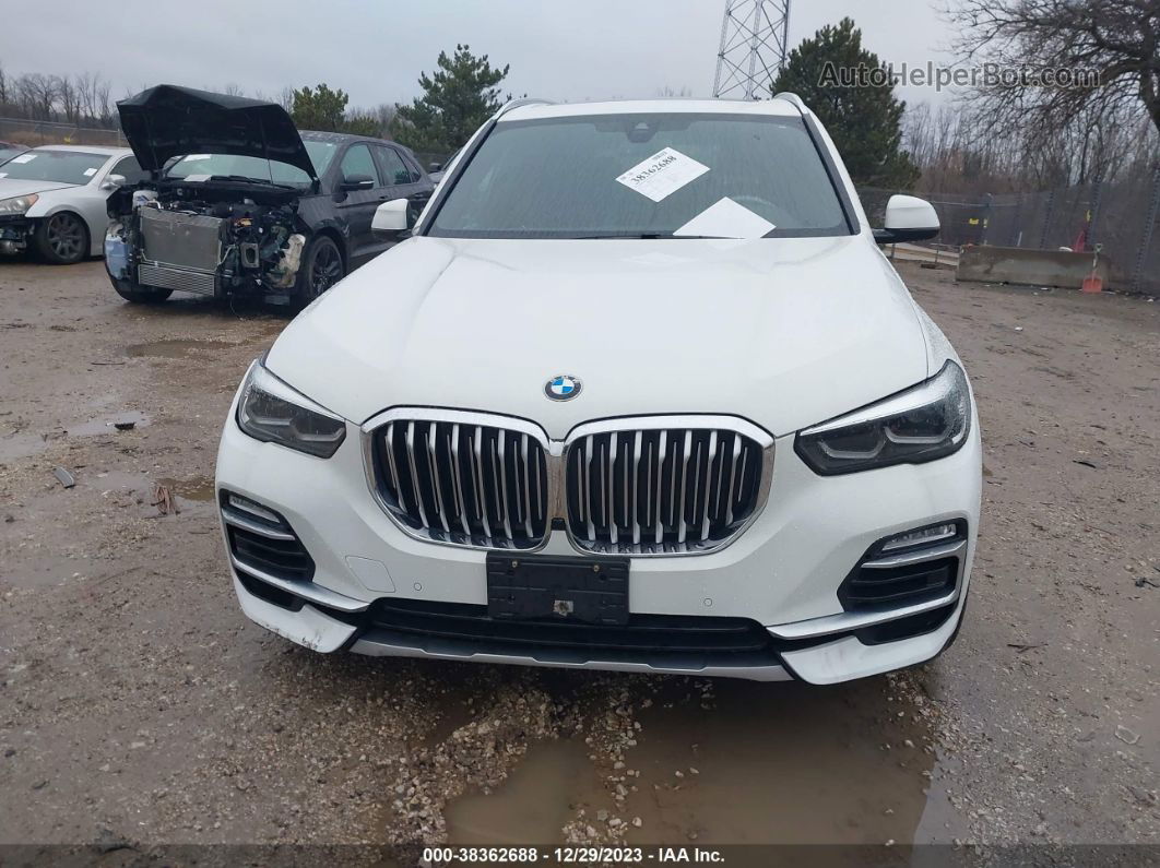 2019 Bmw X5 Xdrive40i White vin: 5UXCR6C52KLL14925