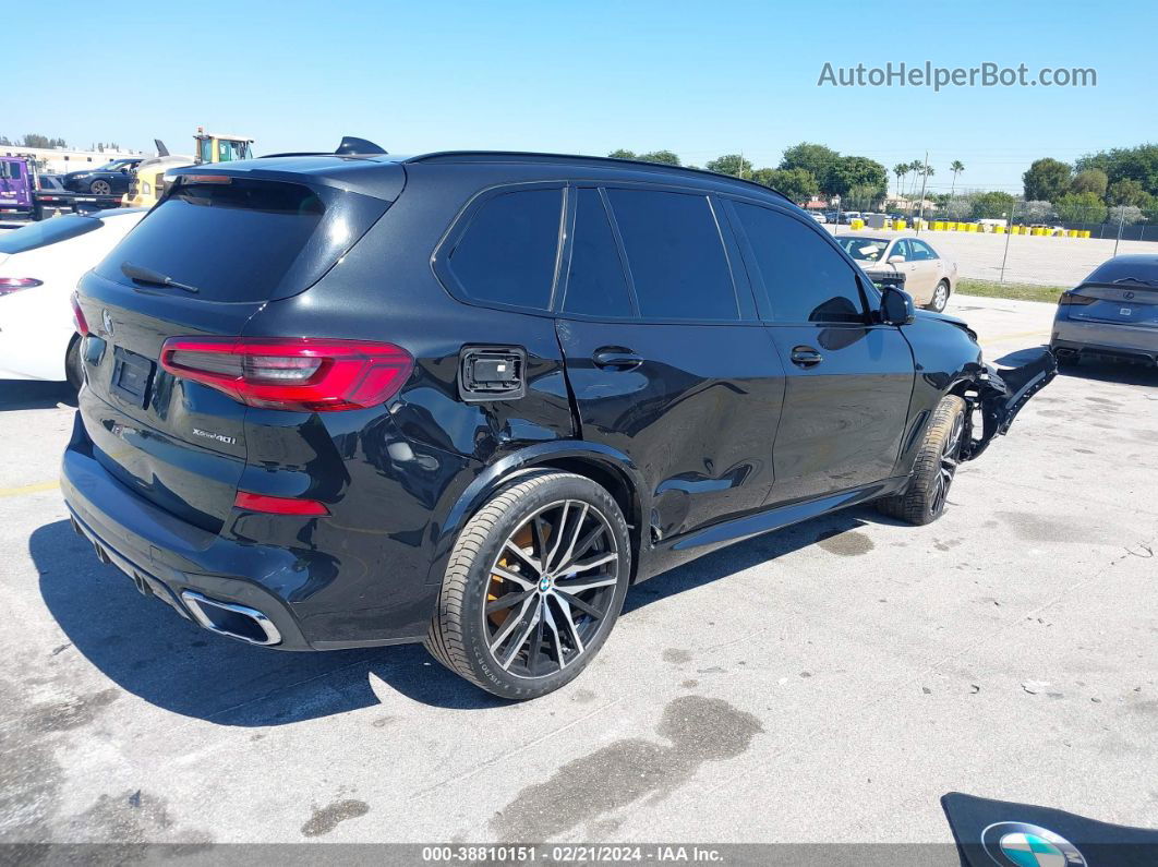 2019 Bmw X5 Xdrive40i Black vin: 5UXCR6C52KLL22958