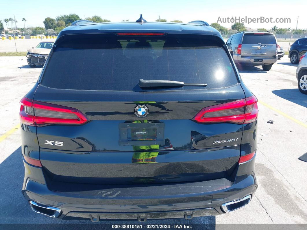 2019 Bmw X5 Xdrive40i Black vin: 5UXCR6C52KLL22958