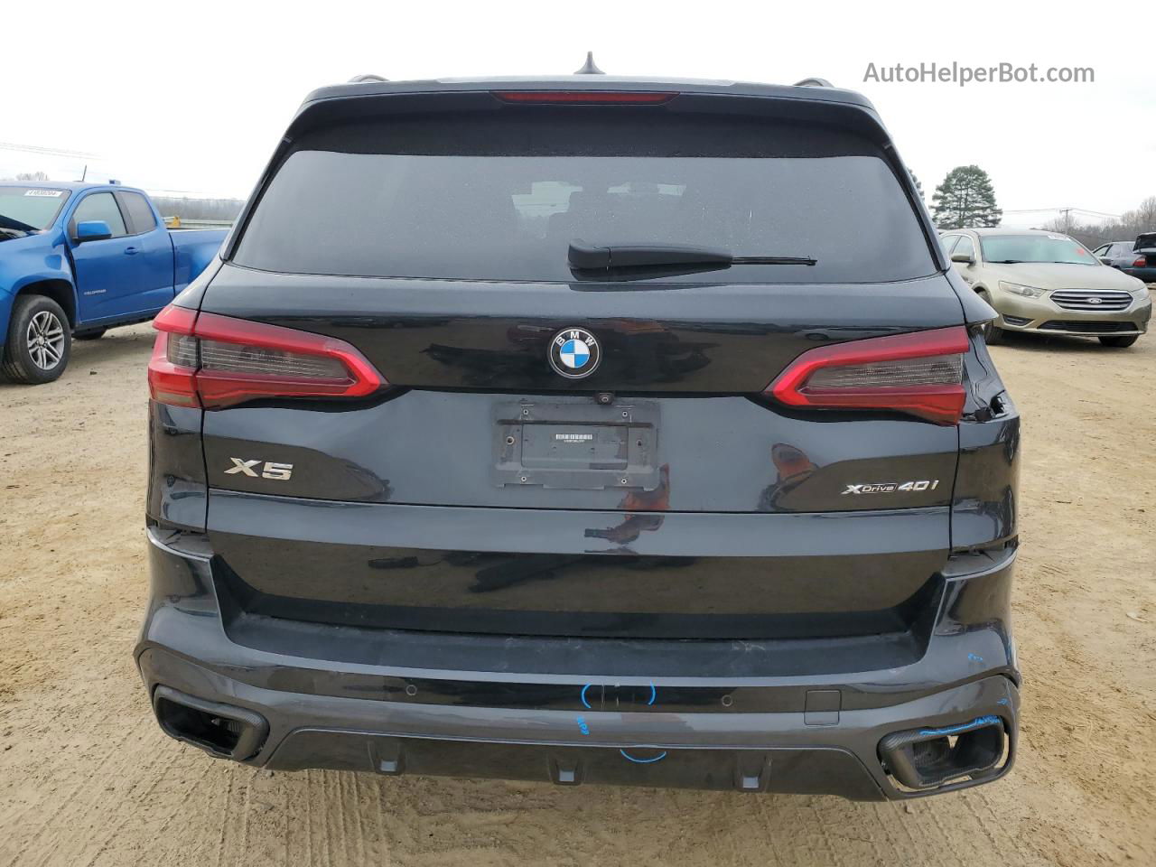 2019 Bmw X5 Xdrive40i Black vin: 5UXCR6C52KLL24371