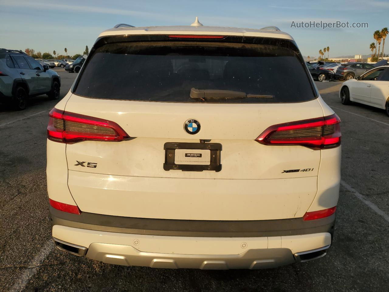 2019 Bmw X5 Xdrive40i White vin: 5UXCR6C52KLL25732