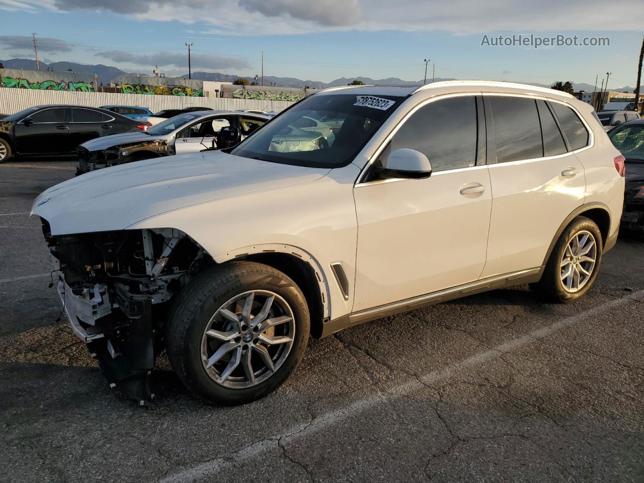 2019 Bmw X5 Xdrive40i White vin: 5UXCR6C52KLL25732