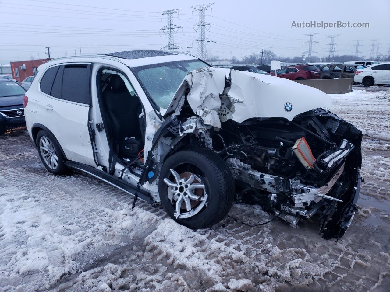 2019 Bmw X5 Xdrive40i White vin: 5UXCR6C52KLL26265