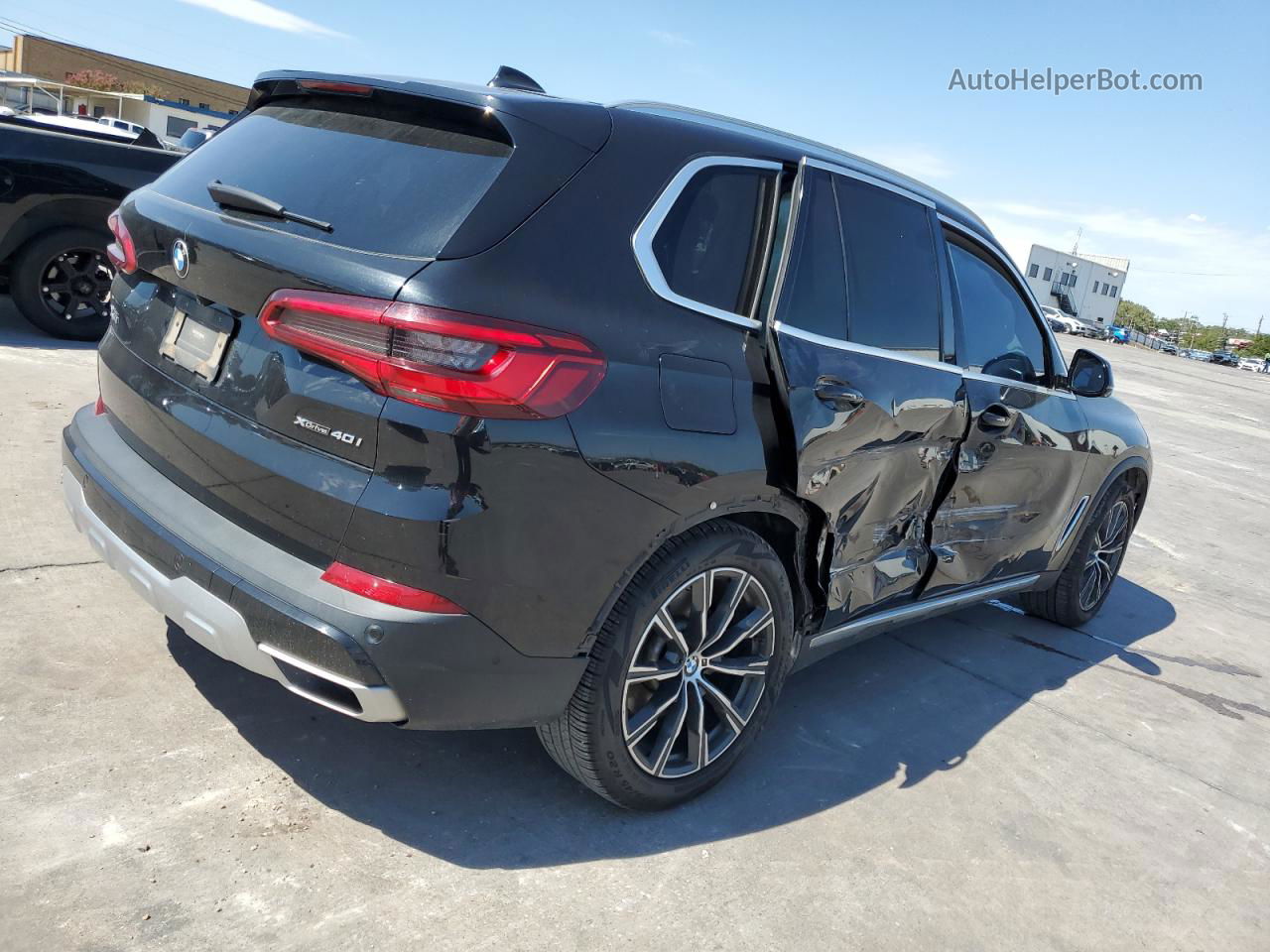 2019 Bmw X5 Xdrive40i Black vin: 5UXCR6C52KLL27173