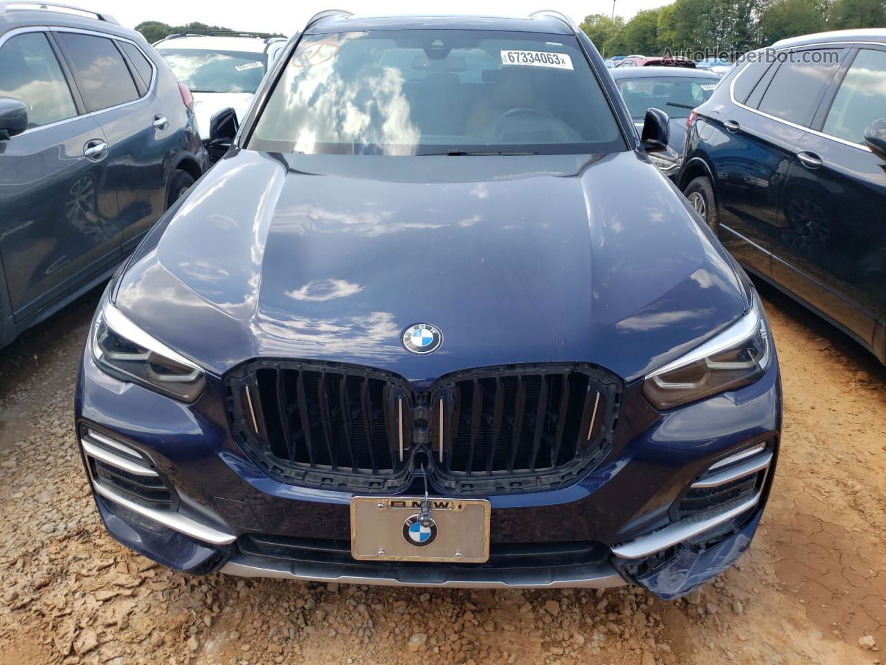 2019 Bmw X5 Xdrive40i Синий vin: 5UXCR6C52KLL52560