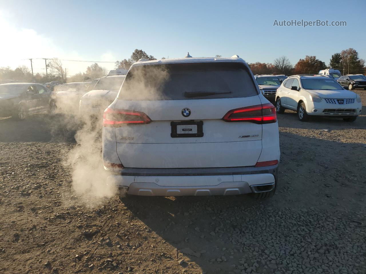 2019 Bmw X5 Xdrive40i White vin: 5UXCR6C53KLK79246