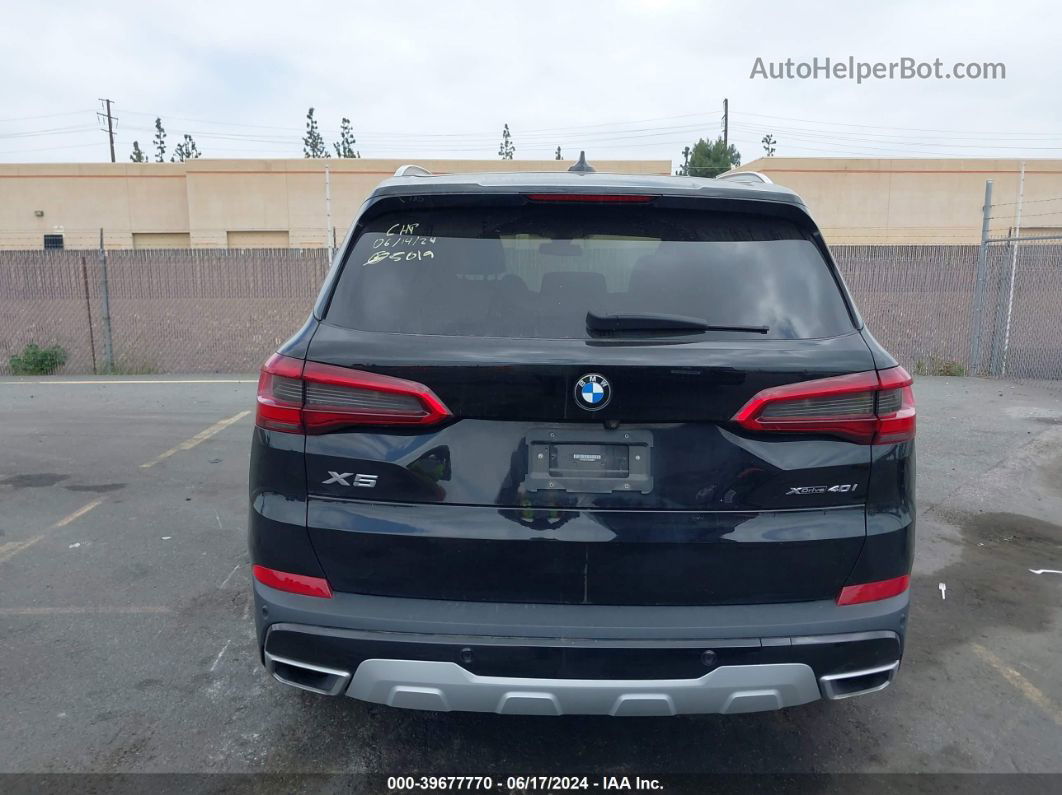 2019 Bmw X5 Xdrive40i Black vin: 5UXCR6C53KLK80977