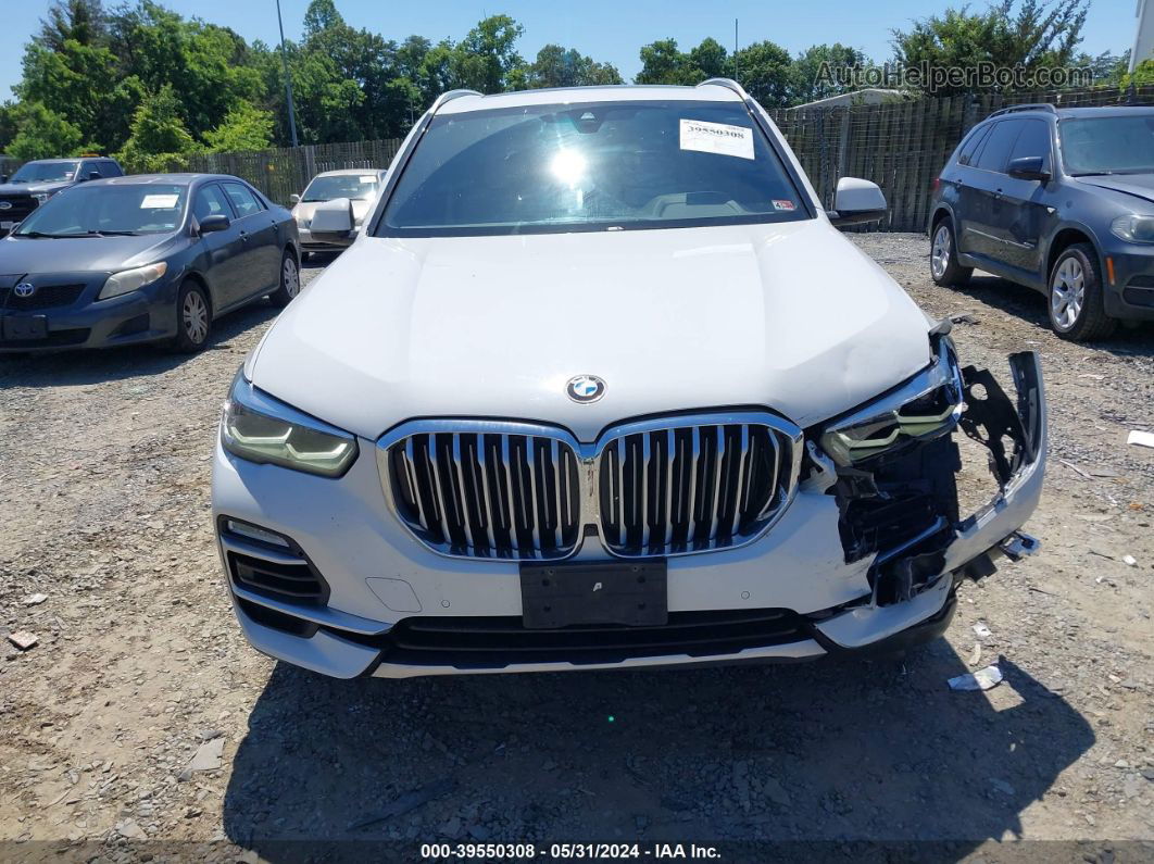 2019 Bmw X5 Xdrive40i White vin: 5UXCR6C53KLL11208