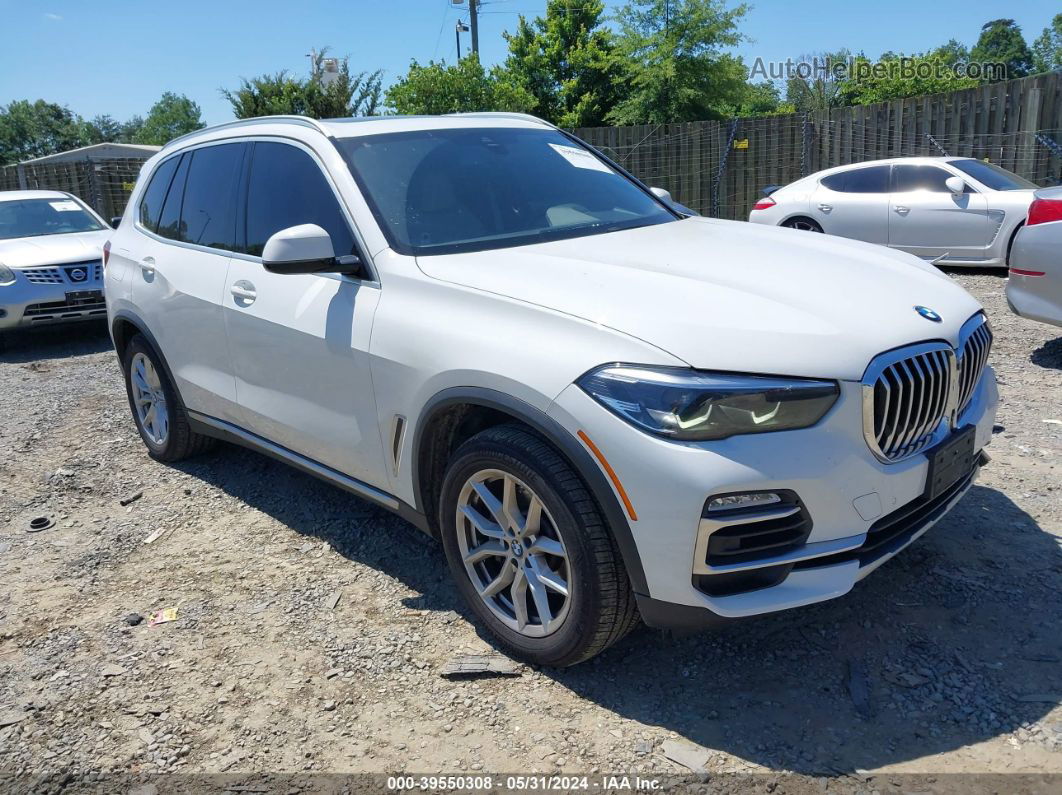 2019 Bmw X5 Xdrive40i White vin: 5UXCR6C53KLL11208