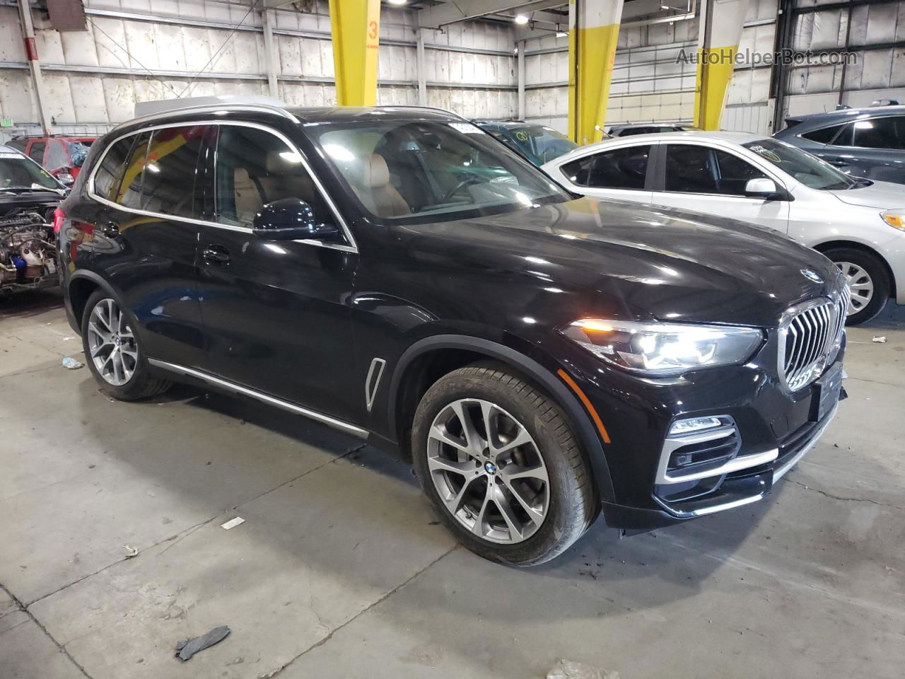 2019 Bmw X5 Xdrive40i Черный vin: 5UXCR6C53KLL14240