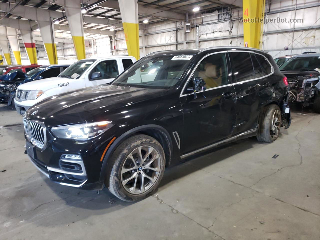 2019 Bmw X5 Xdrive40i Черный vin: 5UXCR6C53KLL14240