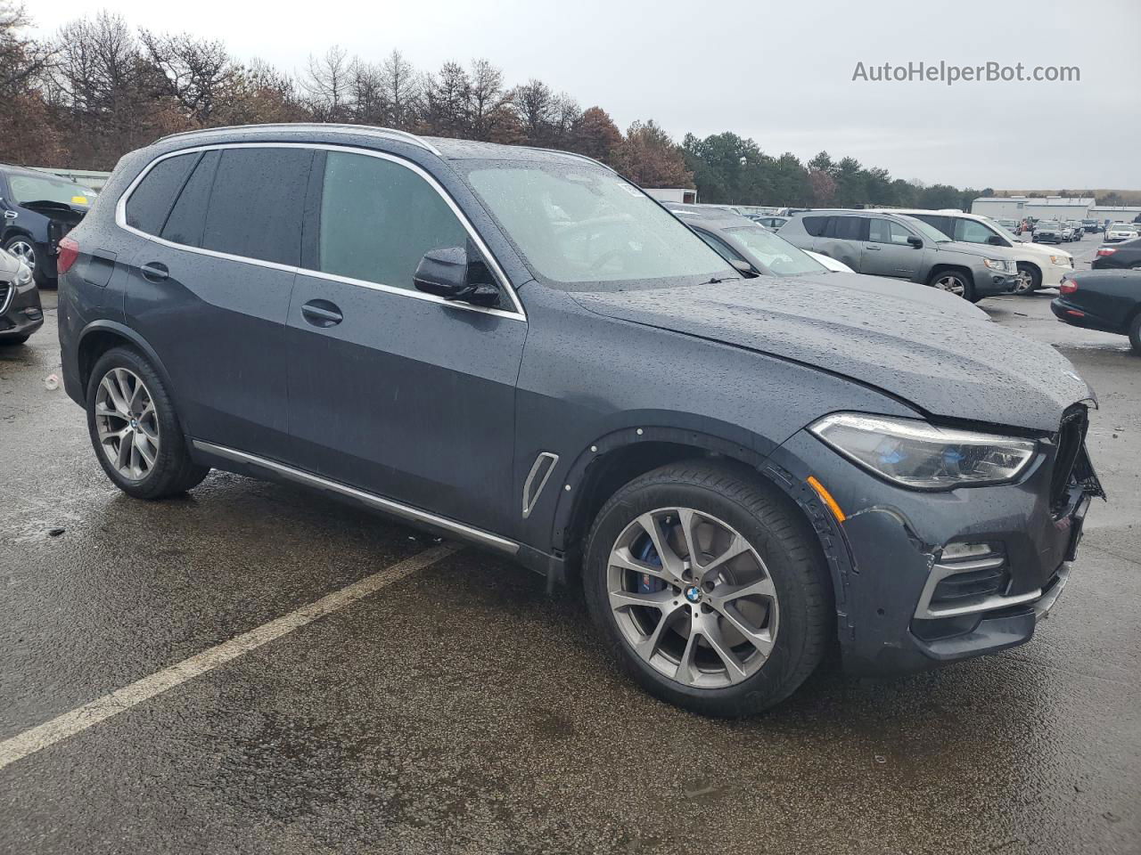 2019 Bmw X5 Xdrive40i Gray vin: 5UXCR6C53KLL22693