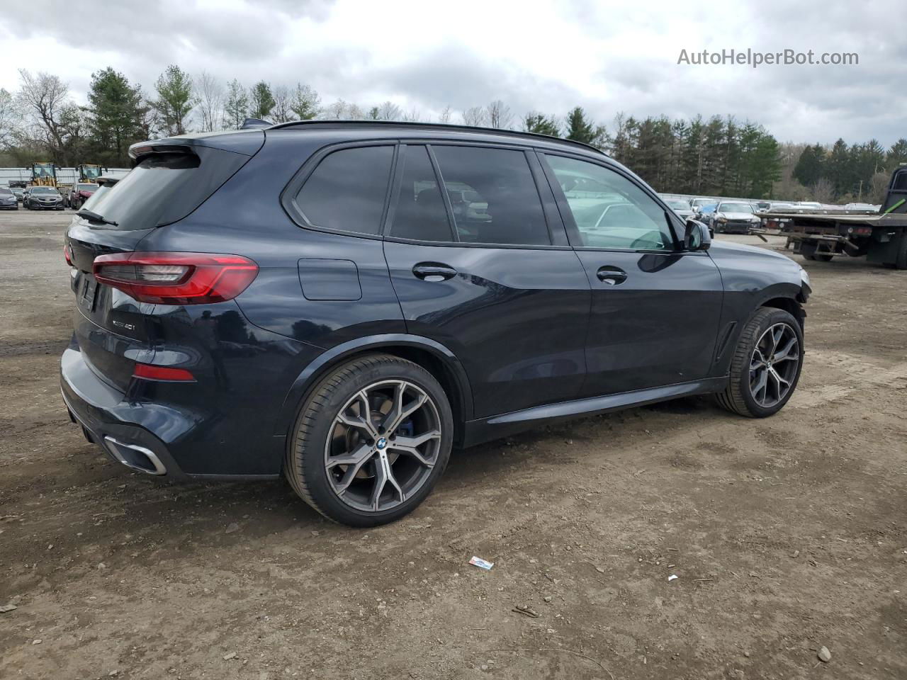 2019 Bmw X5 Xdrive40i Черный vin: 5UXCR6C53KLL25433