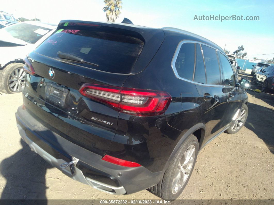 2019 Bmw X5 Xdrive40i Черный vin: 5UXCR6C53KLL34651