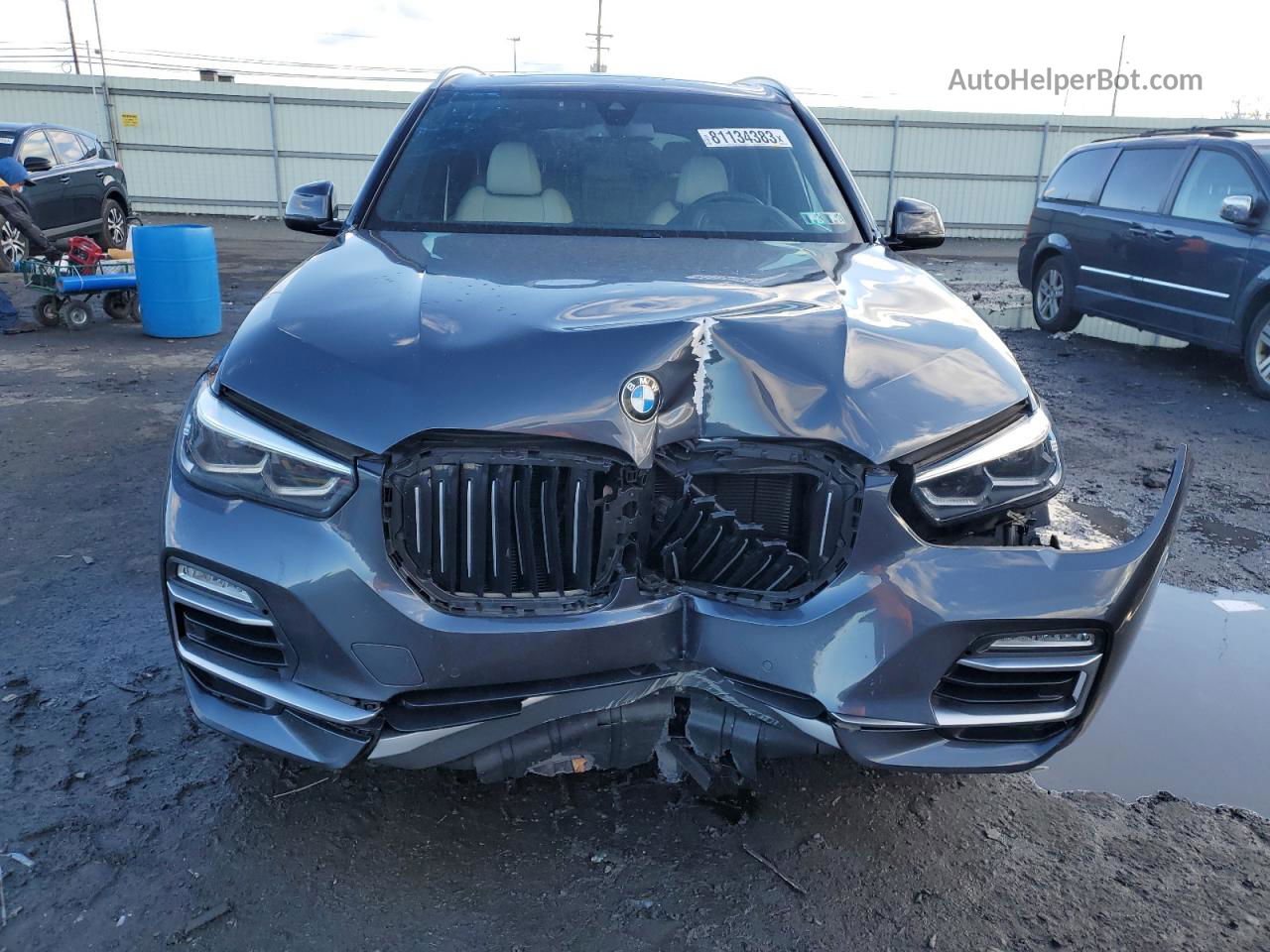 2019 Bmw X5 Xdrive40i Угольный vin: 5UXCR6C53KLL39929