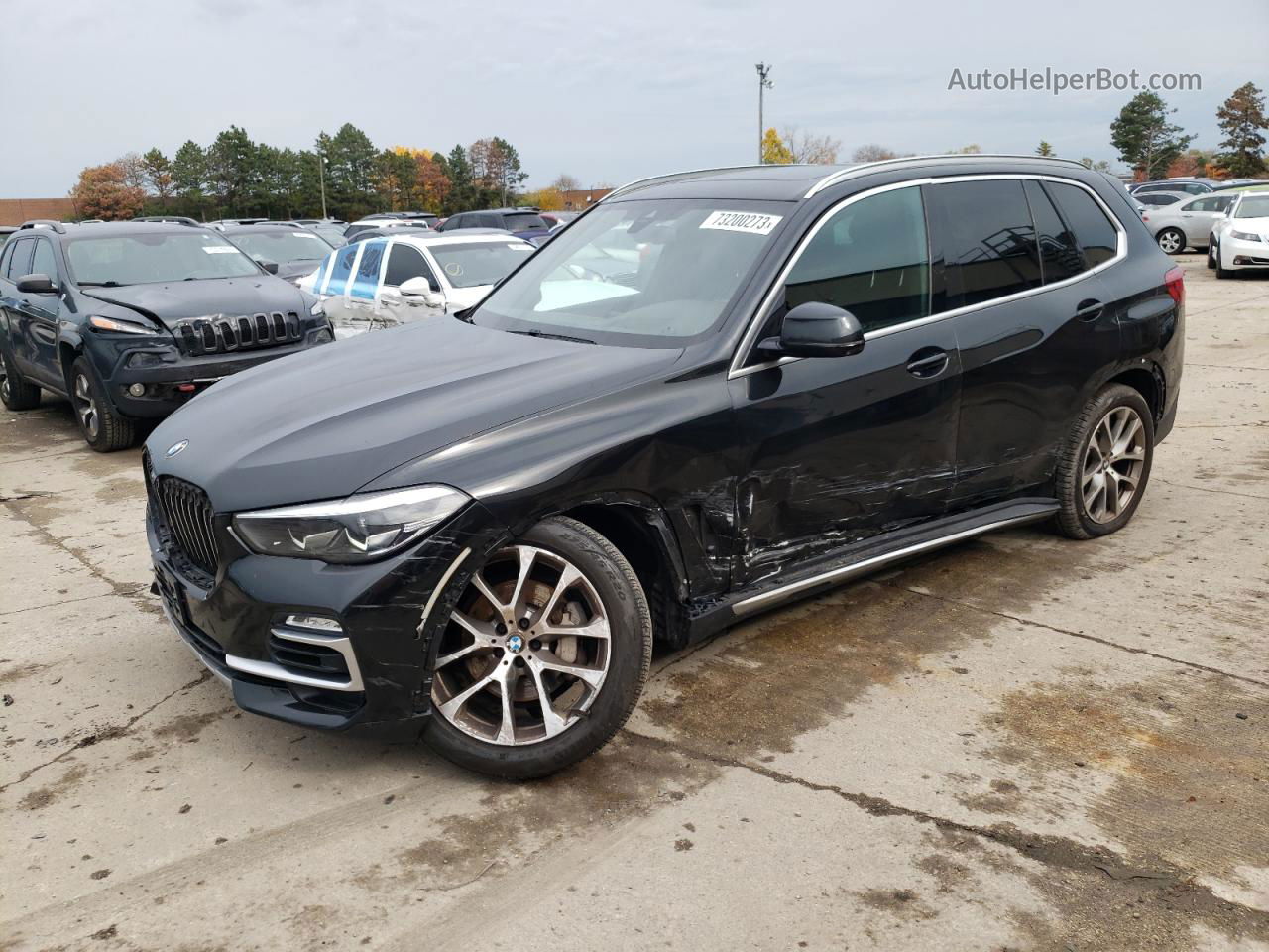 2019 Bmw X5 Xdrive40i Black vin: 5UXCR6C54KLK82821