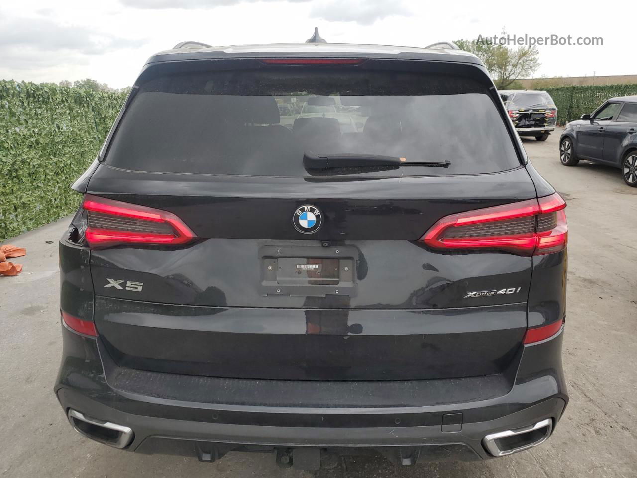 2019 Bmw X5 Xdrive40i Черный vin: 5UXCR6C54KLL14425