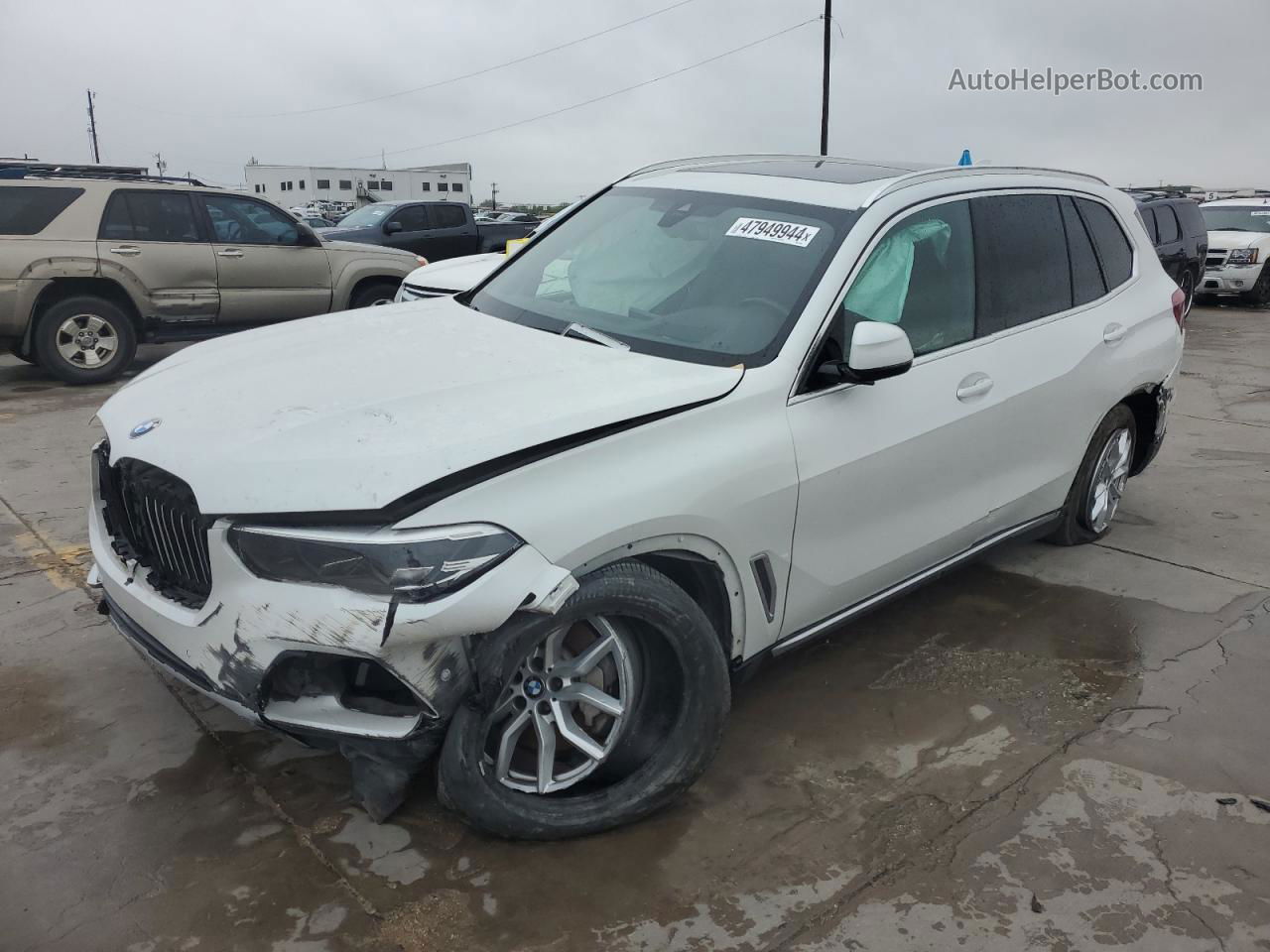 2019 Bmw X5 Xdrive40i White vin: 5UXCR6C55KLK82262