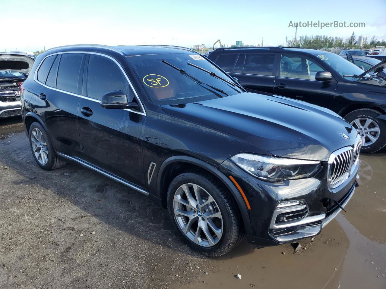 2019 Bmw X5 Xdrive40i Черный vin: 5UXCR6C55KLK83332