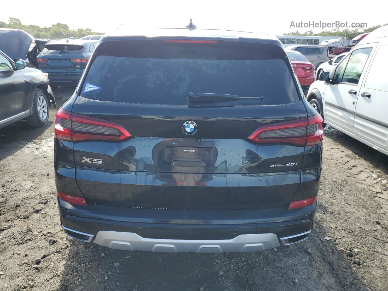 2019 Bmw X5 Xdrive40i Черный vin: 5UXCR6C55KLK83332