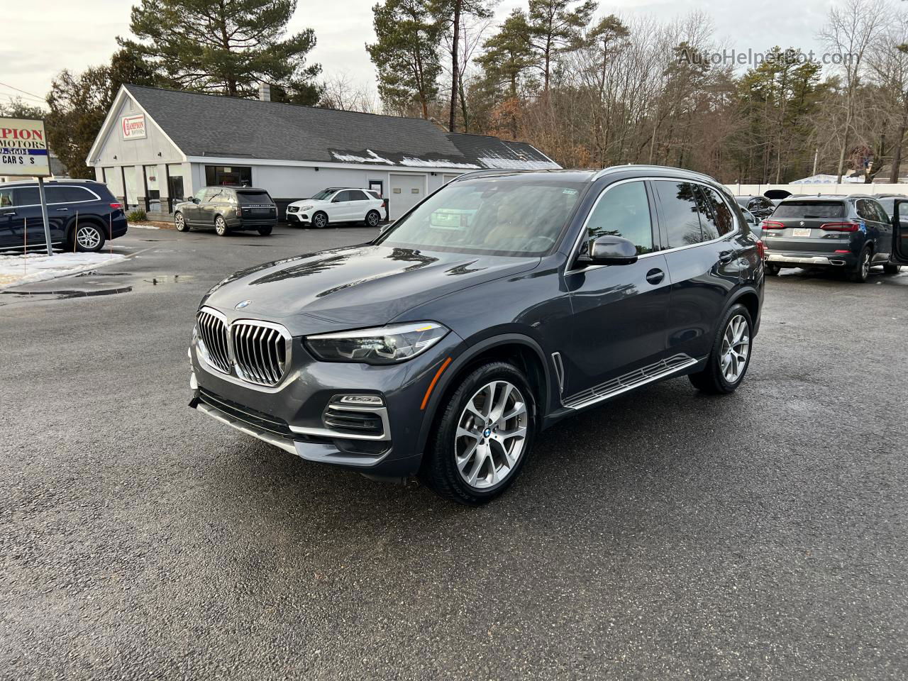 2019 Bmw X5 Xdrive40i Gray vin: 5UXCR6C55KLL02008