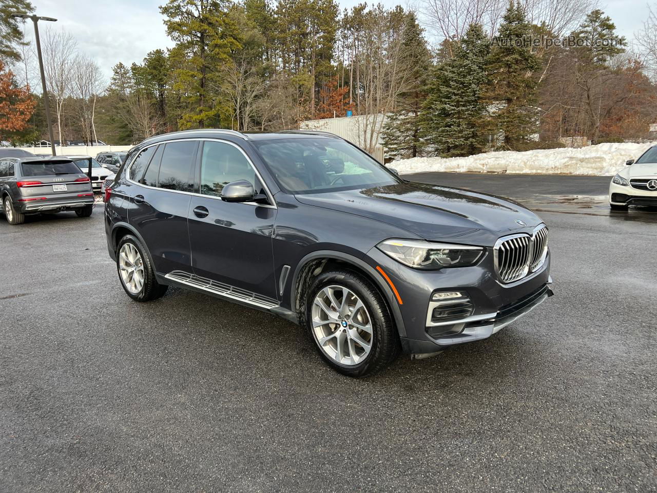 2019 Bmw X5 Xdrive40i Gray vin: 5UXCR6C55KLL02008