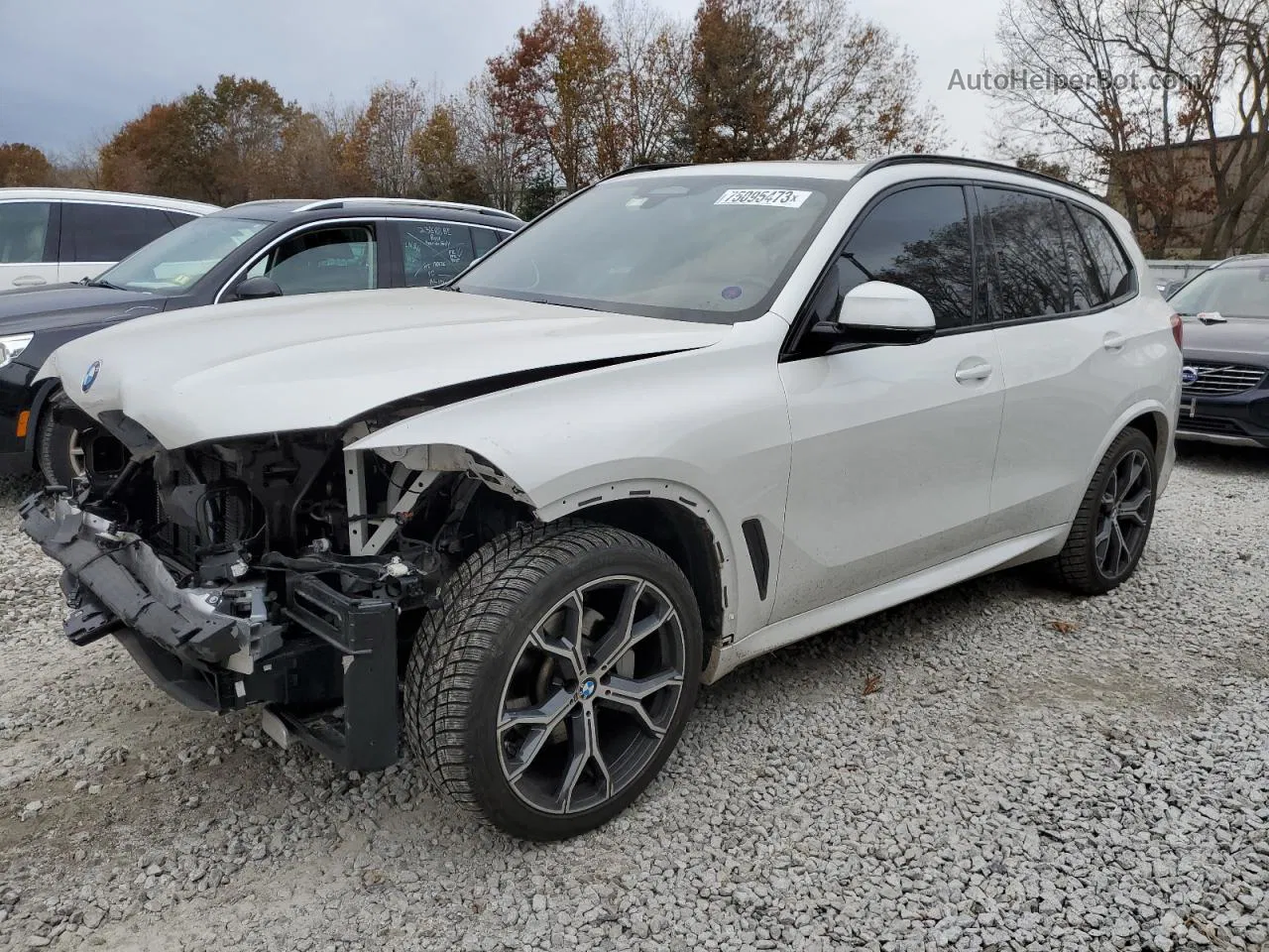 2019 Bmw X5 Xdrive40i Белый vin: 5UXCR6C55KLL11307