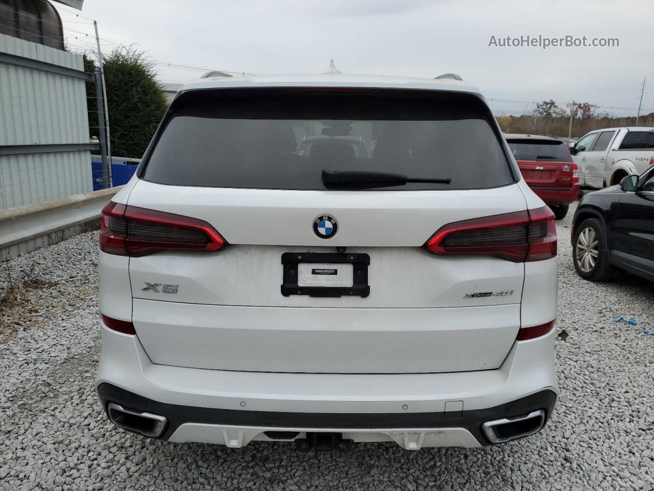 2019 Bmw X5 Xdrive40i White vin: 5UXCR6C55KLL11307