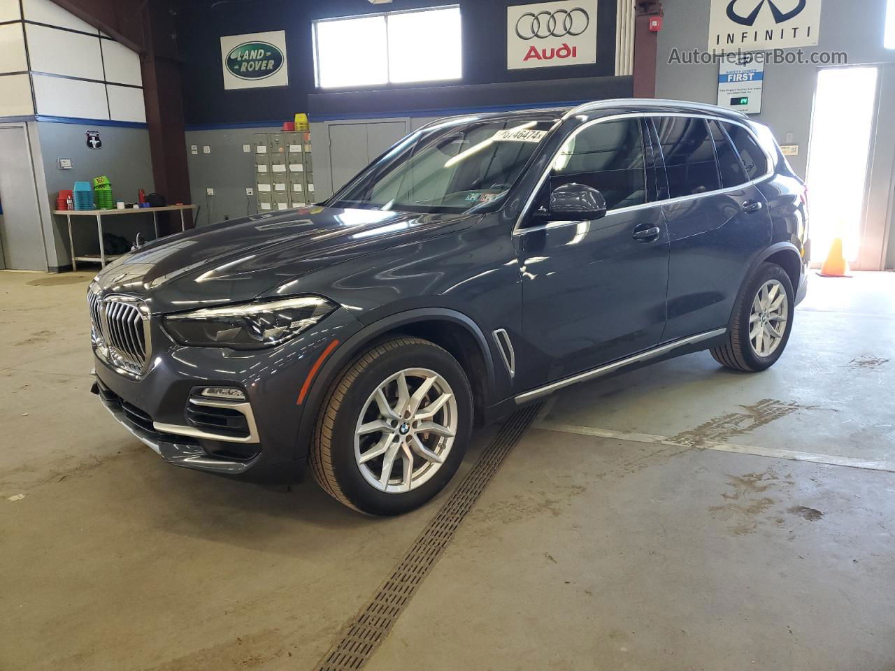 2019 Bmw X5 Xdrive40i Серый vin: 5UXCR6C55KLL13641