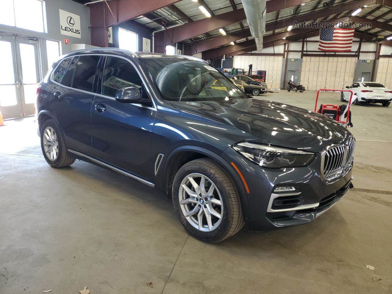 2019 Bmw X5 Xdrive40i Серый vin: 5UXCR6C55KLL13641