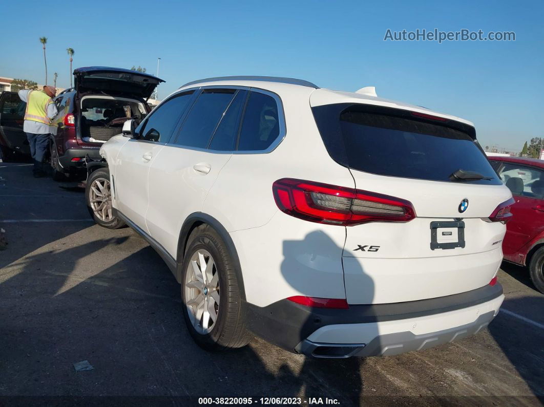 2019 Bmw X5 Xdrive40i White vin: 5UXCR6C55KLL14241