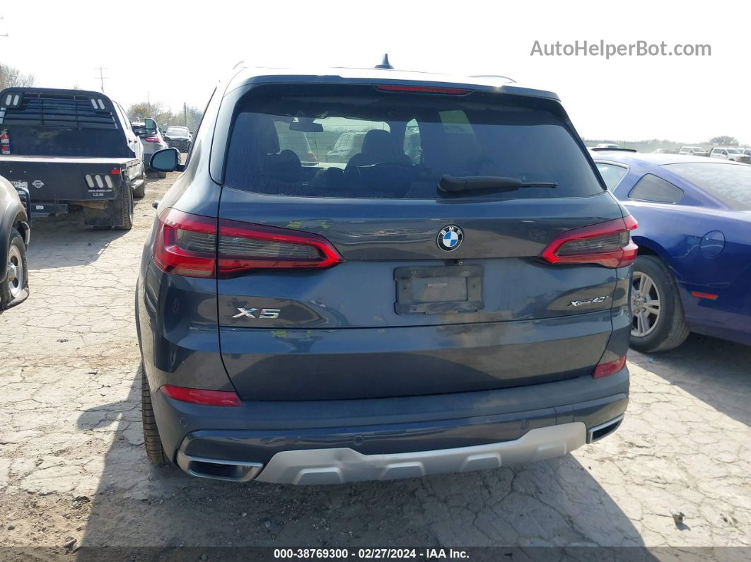 2019 Bmw X5 Xdrive40i Blue vin: 5UXCR6C55KLL40578