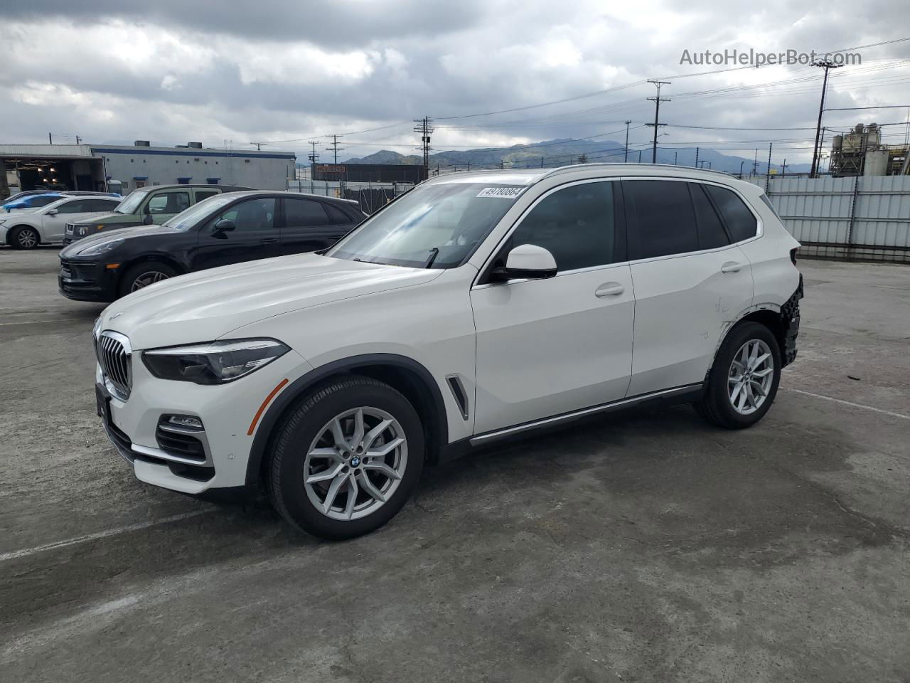 2019 Bmw X5 Xdrive40i White vin: 5UXCR6C55KLL62855