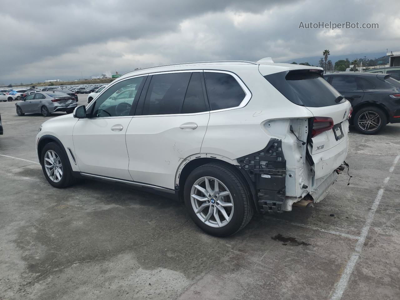 2019 Bmw X5 Xdrive40i White vin: 5UXCR6C55KLL62855