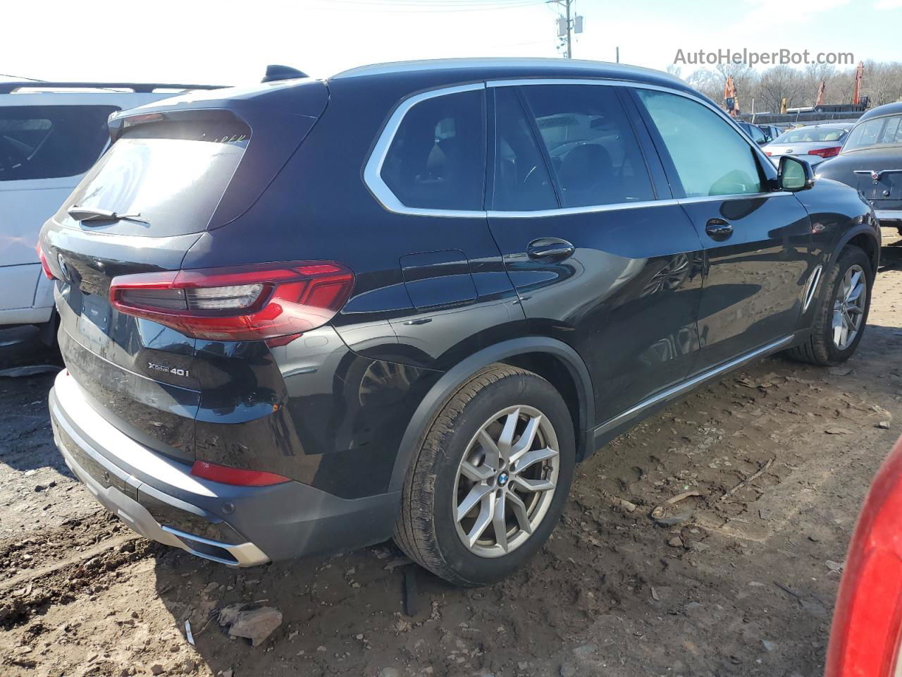 2019 Bmw X5 Xdrive40i Черный vin: 5UXCR6C56KLK79791