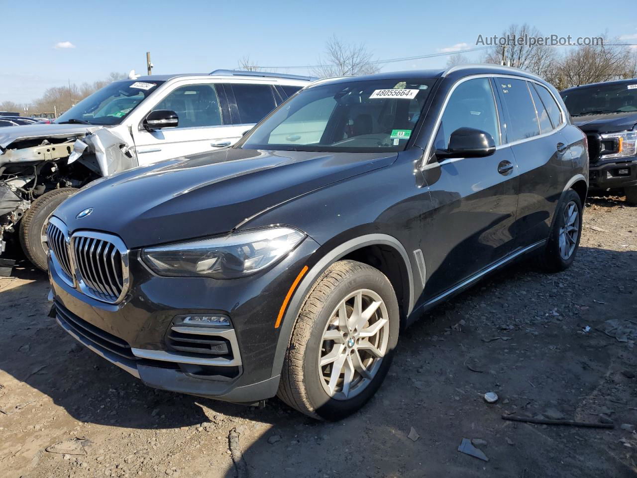 2019 Bmw X5 Xdrive40i Черный vin: 5UXCR6C56KLK79791