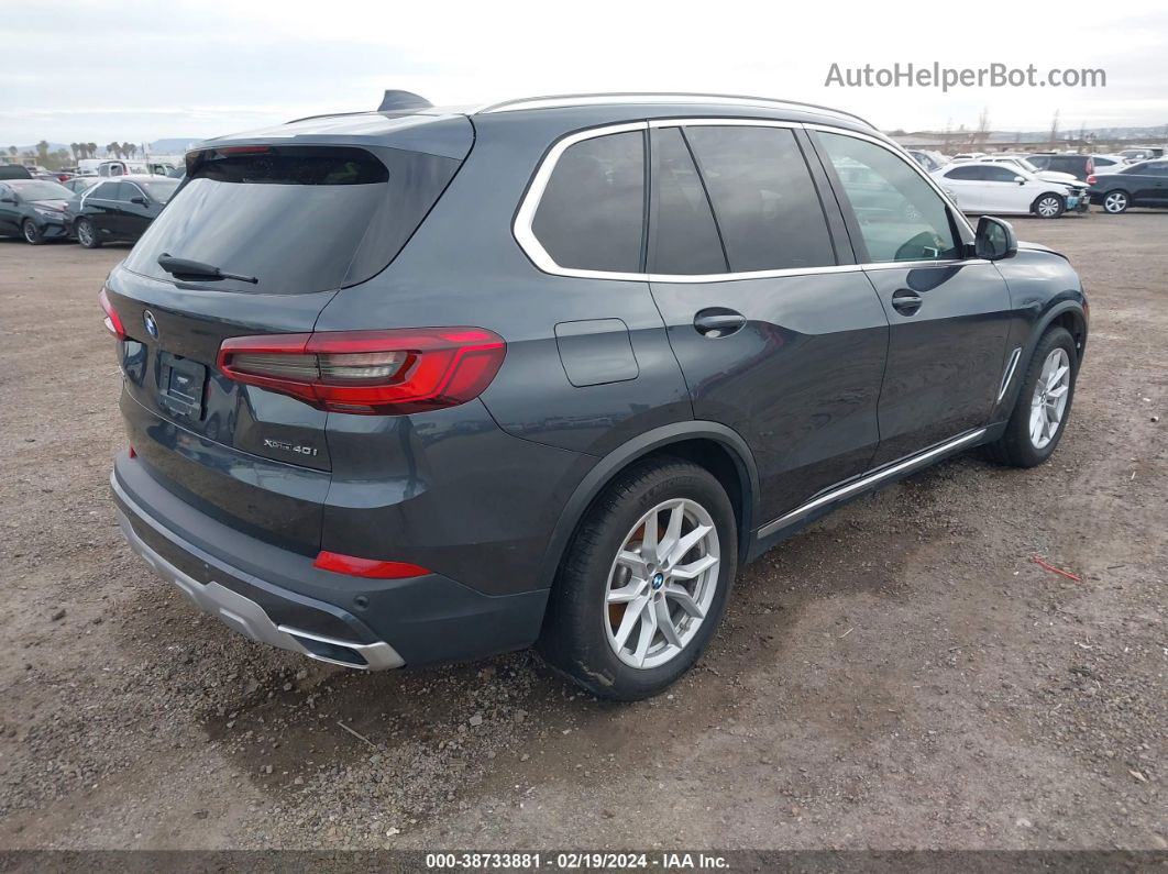 2019 Bmw X5 Xdrive40i Gray vin: 5UXCR6C56KLK85400