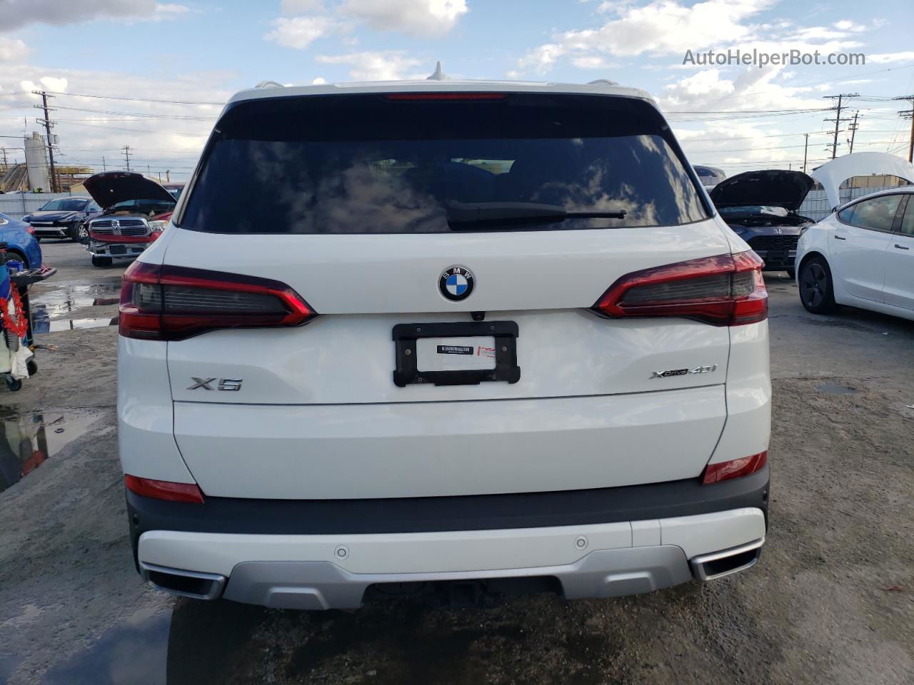 2019 Bmw X5 Xdrive40i Белый vin: 5UXCR6C56KLK89513