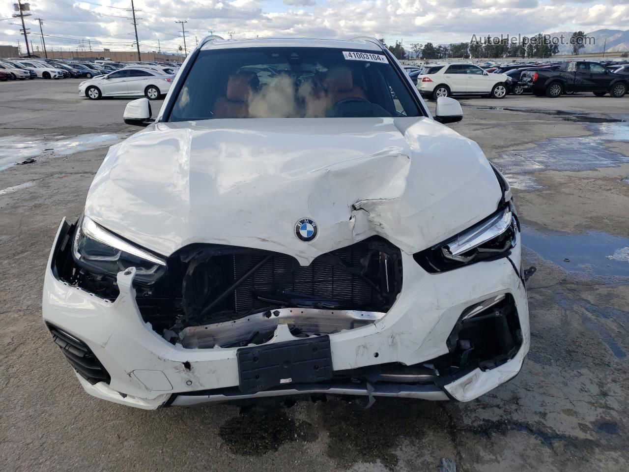 2019 Bmw X5 Xdrive40i White vin: 5UXCR6C56KLK89513