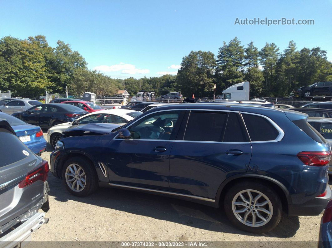 2019 Bmw X5 Xdrive40i Blue vin: 5UXCR6C56KLL01059